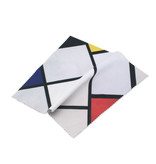 Lens cloth, 15 x 15 cm, Lozenge composition, Mondrian