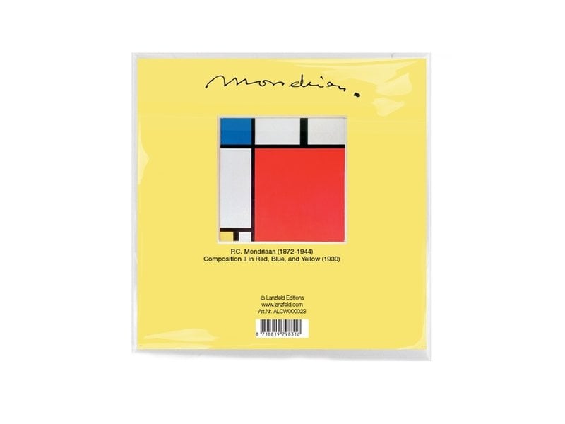 Lens cloth, 15 x 15 cm, Composition II, Mondrian