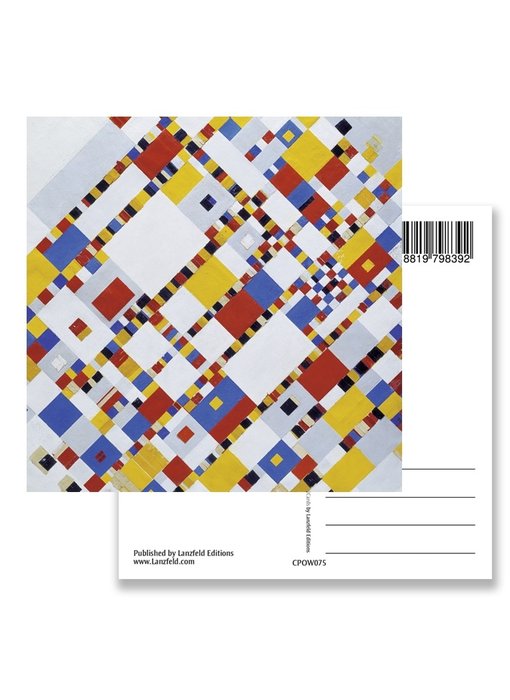 Ansichtkaart, Victory Boogie Woogie, Mondriaan