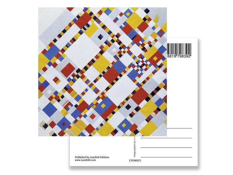 Ansichtkaart, Victory Boogie Woogie, Mondrian