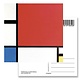 Postkarte, Komposition II, 1930, Mondrian