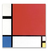 Carte postale, Composition II, 1930, Mondrian