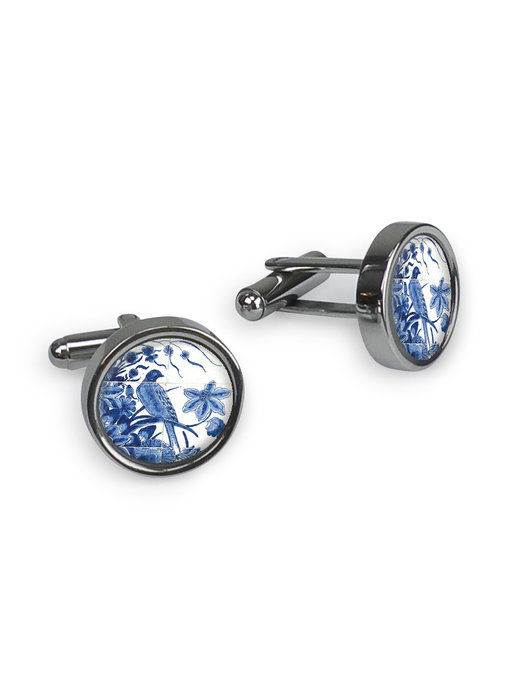 Cufflinks, Rijksmuseum, Tile Delft blue