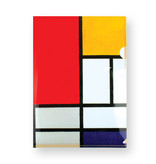 Porte-documents en plastique Mondrian format A4, Mondrian