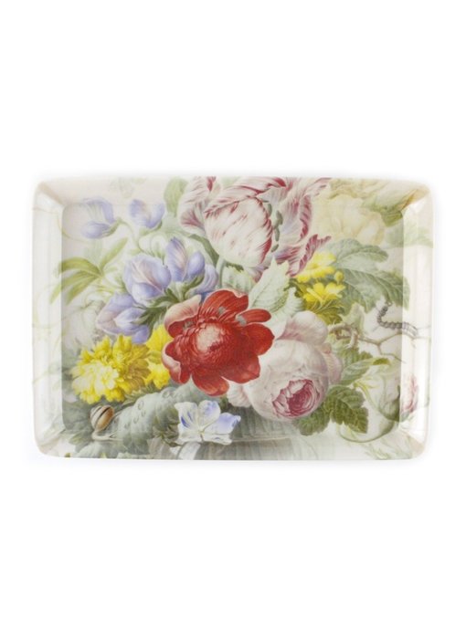 Mini tray, 21 x 14 cm, Flower still life, Henstenburgh