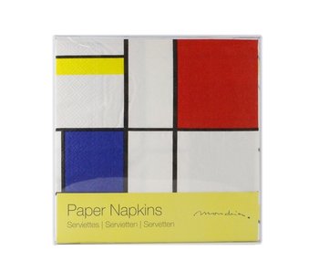 Serviettes en papier, Mondrian