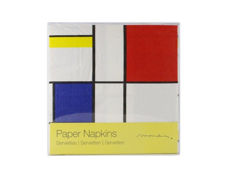 Papierservietten, Mondrian
