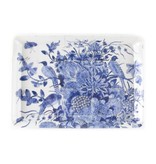 Mini tray, 21 x 14 cm, Delft blue birds