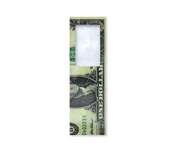 Magnifying Bookmark,  1 Dollar biljet