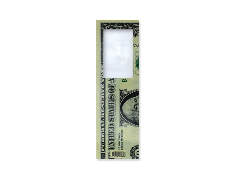 Marque-page avec loupe,1 Dollar