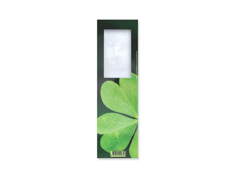 Magnifying Bookmark,  Four leaf clover