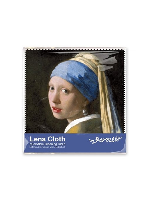 Lens cloth, 15 x 15 cm, Girl with a pearl earring