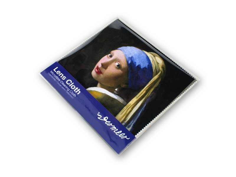 Lens cloth, 15 x 15 cm, Girl with a pearl earring