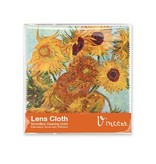 Lens cloth, 15 x 15 cm, Sunflowers, Van Gogh