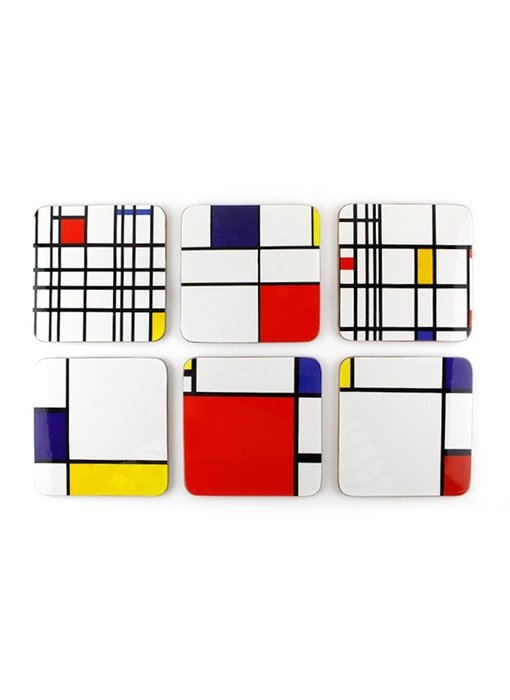 Posavasos, Composición, Mondrian