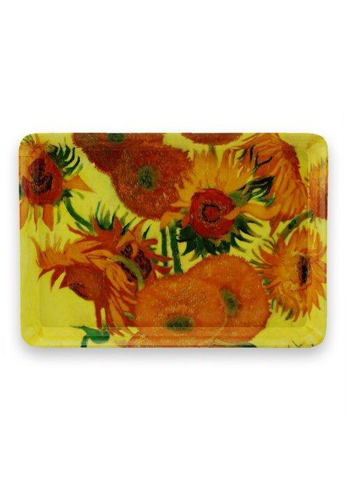 Mini tray, 21 x 14 cm, Sunflowers, Van Gogh