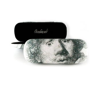 Funda de gafas, Autorretrato con aspecto asombroso, Rembrandt