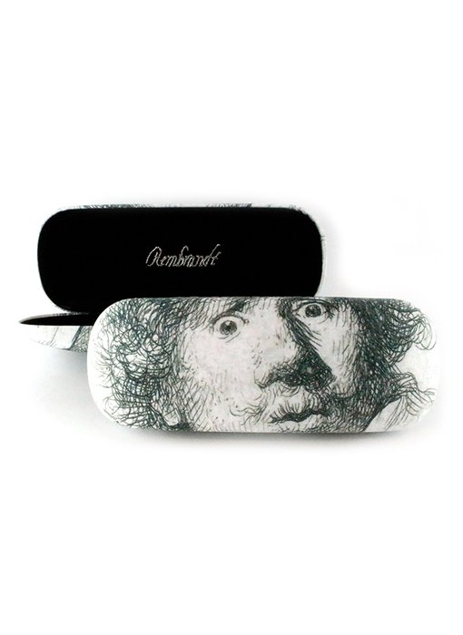 Etui à lunettes, Autoportrait au regard étonné, Rembrandt