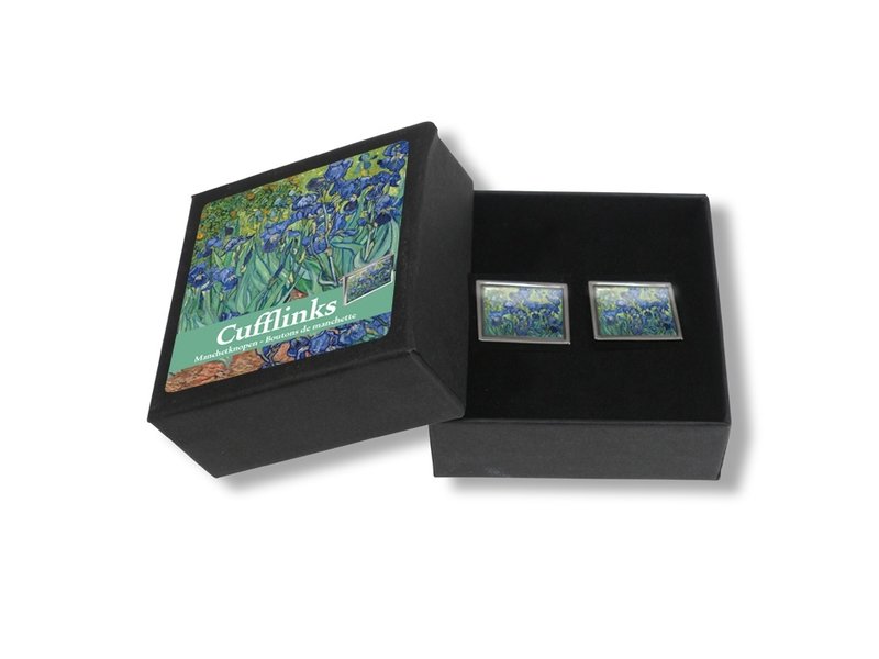 Cufflinks, Irisses, Van Gogh