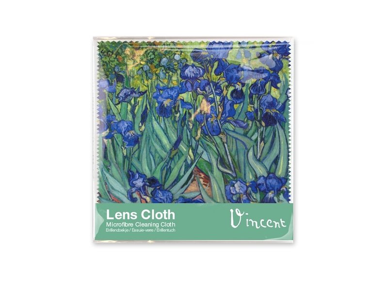 Essui-verres, 15 x 15 cm, Iris, Van Gogh