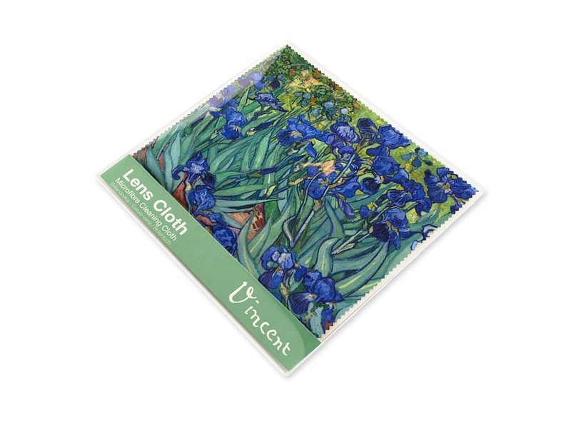 Essui-verres, 15 x 15 cm, Iris, Van Gogh