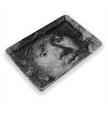 Mini tray, 21 x 14 cm, Self-portrait with astonished look, Rembrandt