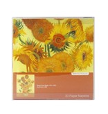 Paper Napkins, Sunflowers, Van Gogh