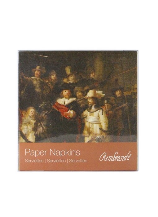 Papieren Servetten, Nachtwacht, Rembrandt