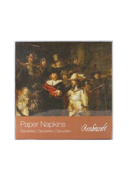 Serviettes en papier, Veille de nuit, Rembrandt