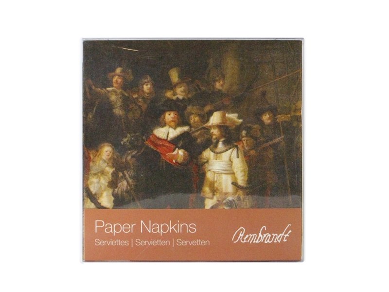 Paper Napkins, Nightwatch, Rembrandt