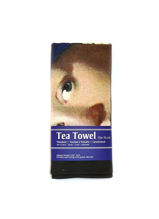 Tea towel, Girl with a pearl earring, Vermeer