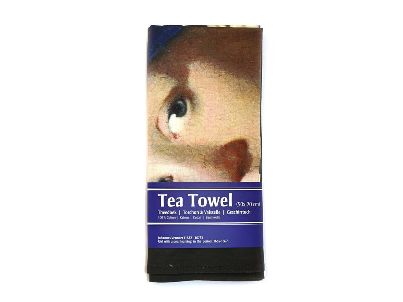 Tea towel, Girl with a pearl earring, Vermeer