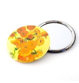 Pocket Mirror, Ø 80 mm, Sunflowers, Van Gogh