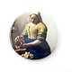 Taschenspiegel, Ø 80 mm,  Das Milchmädchen, Vermeer
