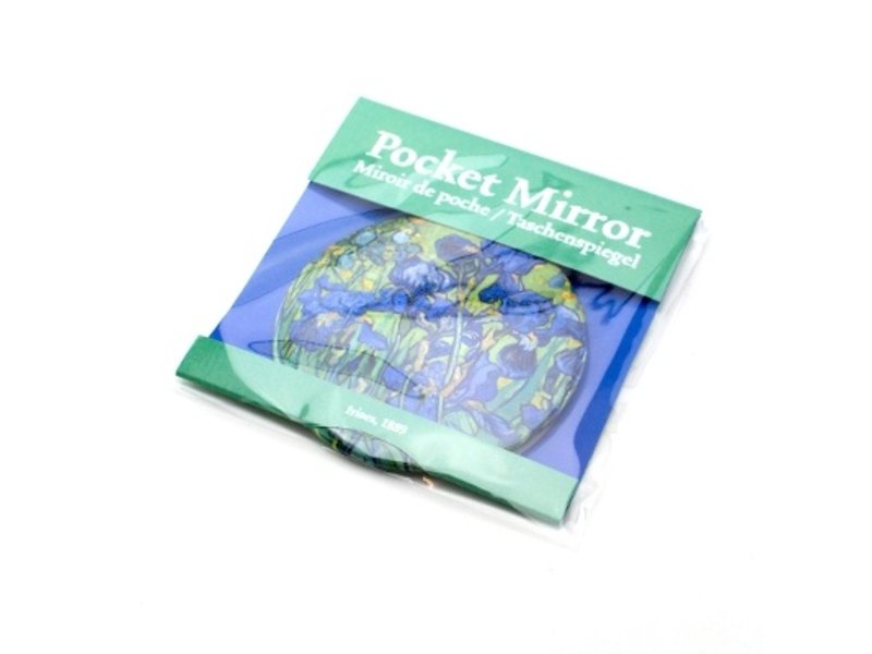 Miroir de poche, Ø 80 mm, Iris, Van Goghh