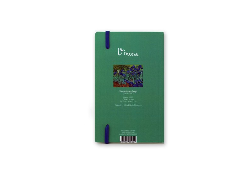 Cuaderno de tapa blanda, Iris, Van Gogh