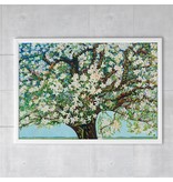 Affiche, 50 x 70, Beemster, arbre en fleurs, Toorop