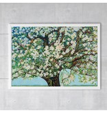 Poster, 50 x 70, Beemster, flowering tree, Toorop