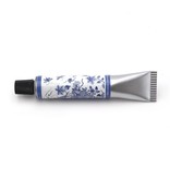 Pluma de tubo de pintura, azulejos azules de Delft