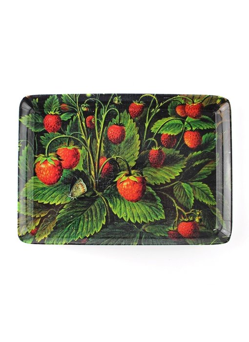 Mini tray, 21 x 14 cm, Schlesinger, Strawberries