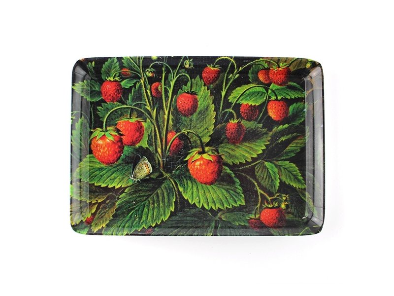 Mini plateau, 21 x 14 cm, Schlesinger, Fraises