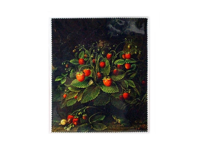 Lens cloth, 18 x 15 cm, Strawberry, Schlesinger
