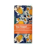 Tea Towel,  Polychrome Tulip Corner Tile