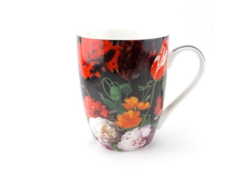 Mug , De Heem, Vase with Flowers