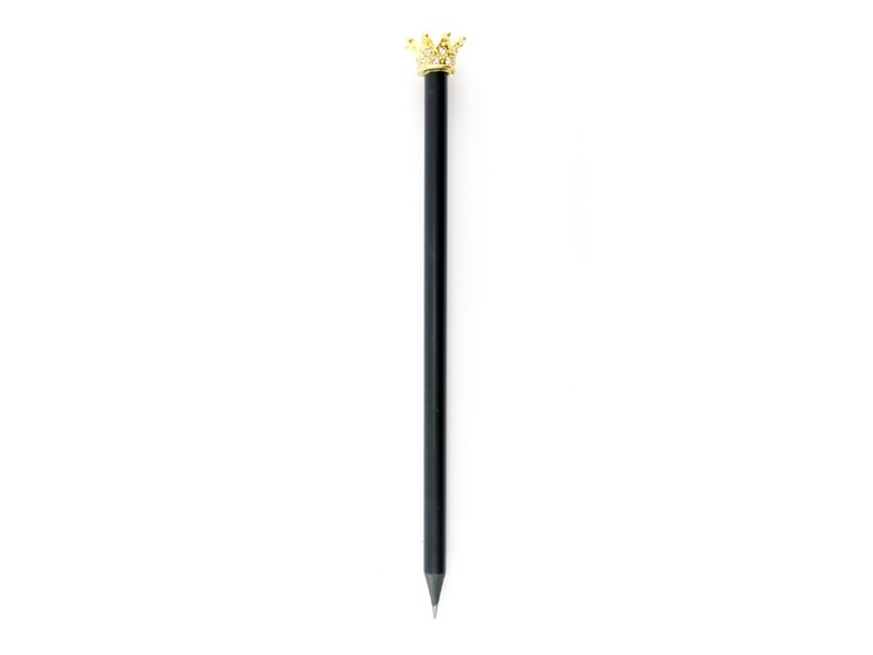 Topper Black Pencil, Princess Crown