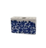 Delft blue tulip vase, rectangular D0309