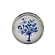 Delft blue bottle coaster, flower