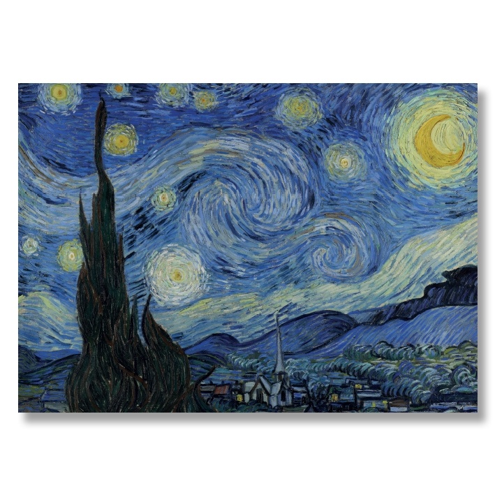 50x70 , Night, Posters Museum-webshop | - Gogh Starry Webshop Museum Van