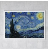 Affiche, 50x70, Nuit étoilée, Van Gogh