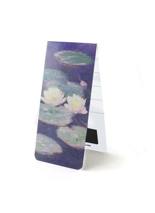 Magnetic bookmark, Monet, Water Lilies in evening light